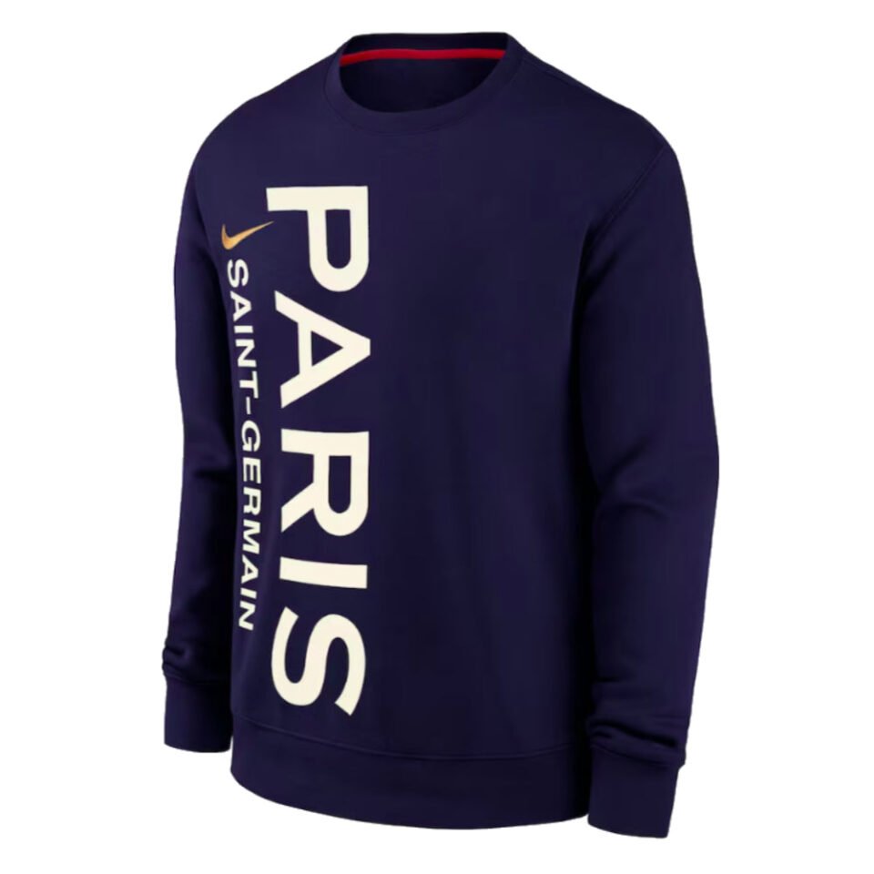2023-2024 PSG Crew-Neck French Terry Sweatshirt