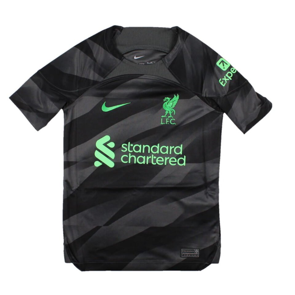 2023-2024 Liverpool Home Goalkeeper Shirt – Kids