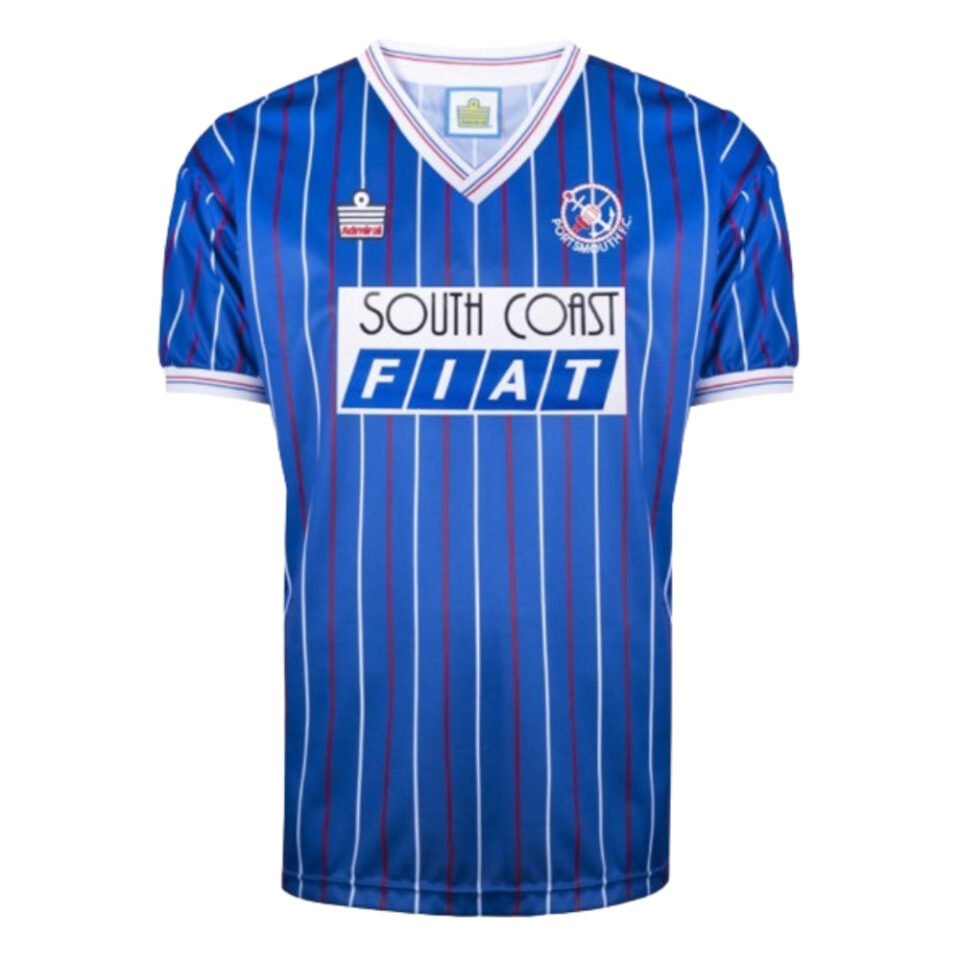 Portsmouth 1988 Admiral Retro Football Shirt