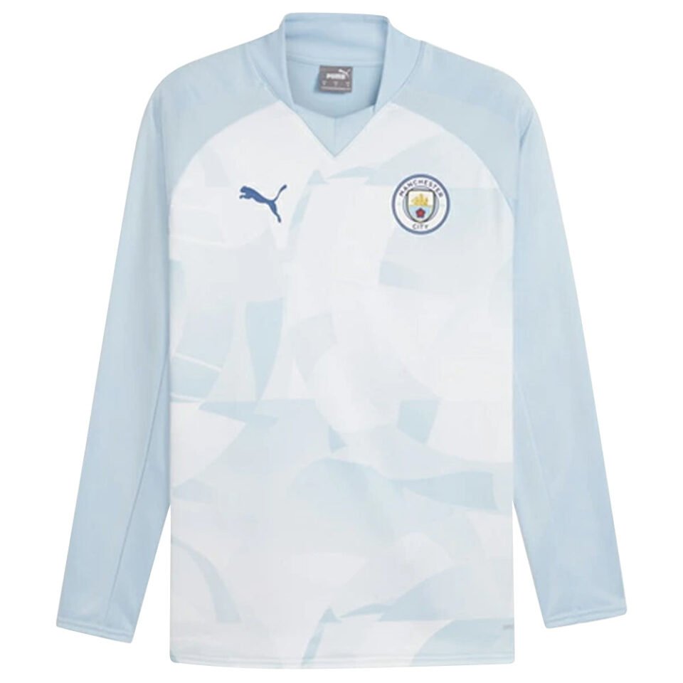 2023-2024 Man City Prematch LS Sweat Top