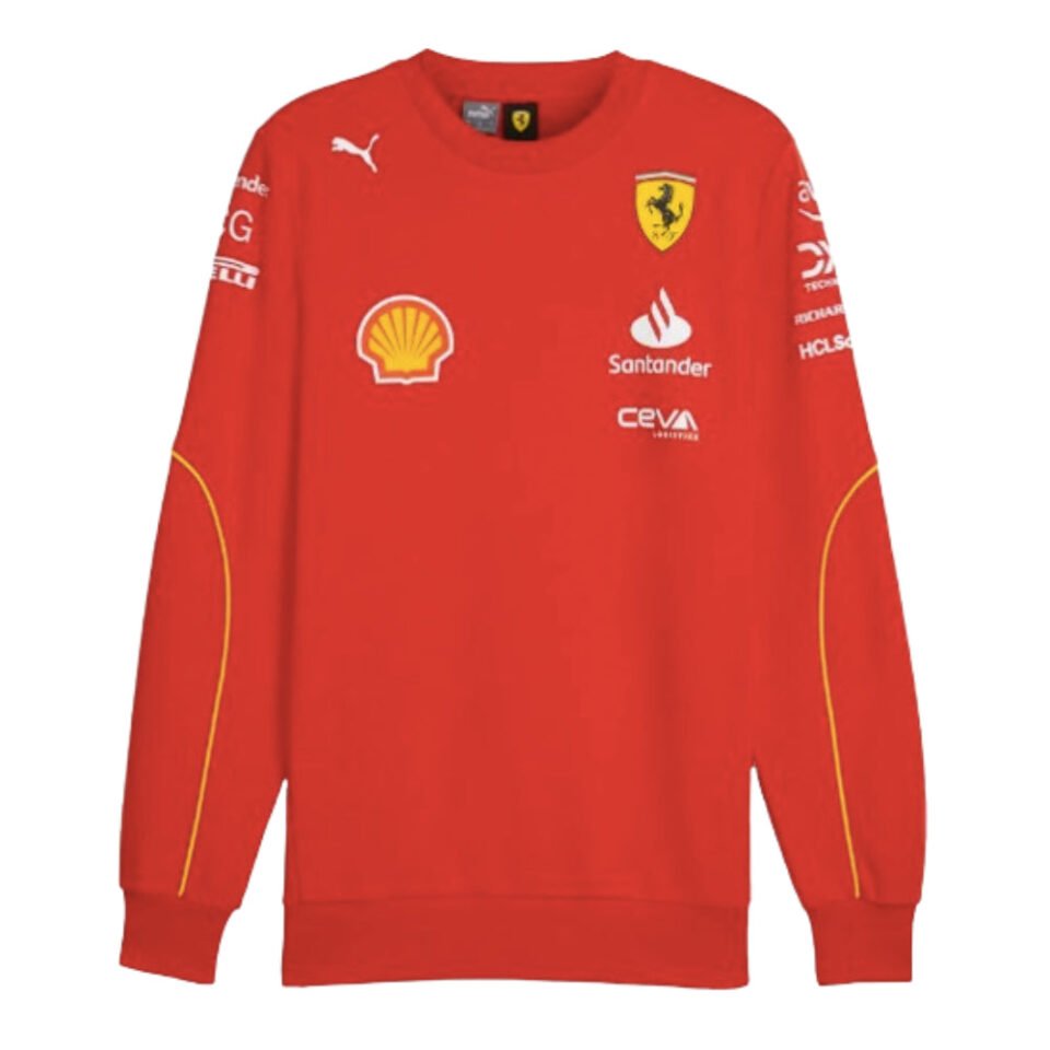 2024 Ferrari Team Crew Neck Sweatshirt