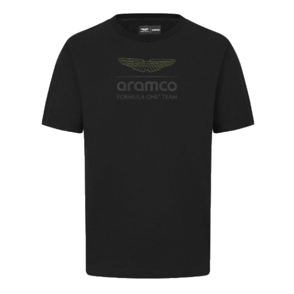 2024 Aston Martin Mens Logo Stealth T-Shirt