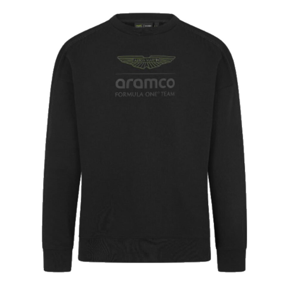 2024 Aston Martin Stealth Logo Crew Sweatshirt