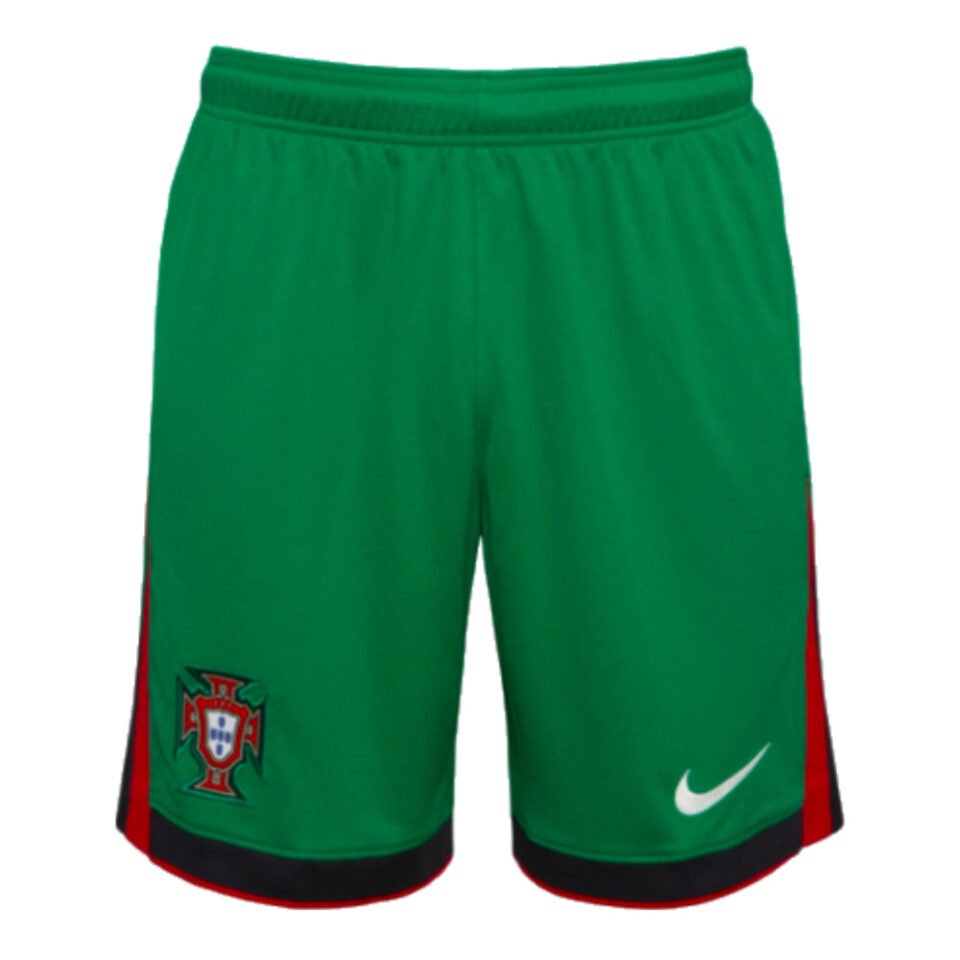 2024-2025 Portugal Home Shorts – Kids