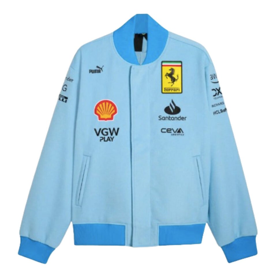 2024 Ferrari Miami GP Team Varsity Jacket