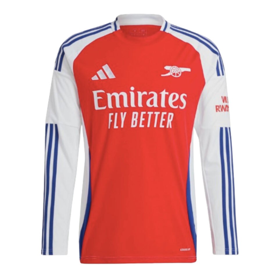 2024-2025 Arsenal Long Sleeve Home Shirt