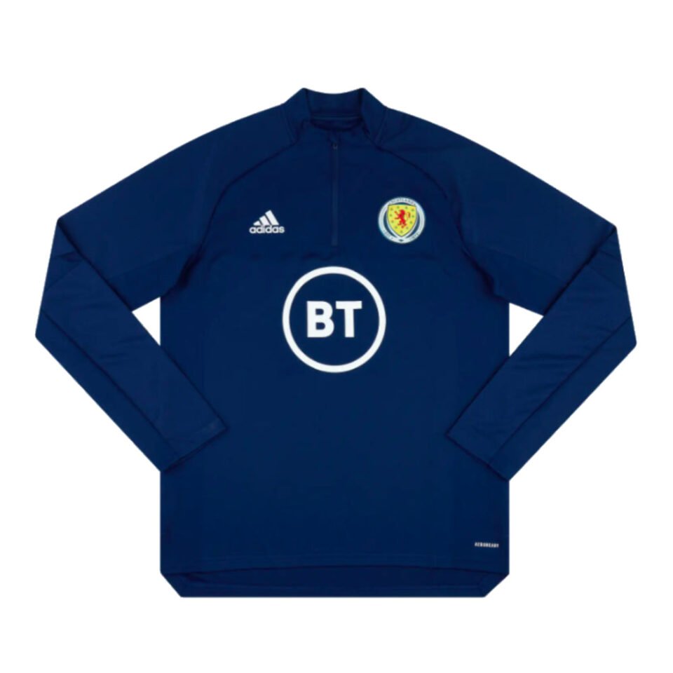 2020-2021 Scotland Player Issue 1/4 Zip Training Top