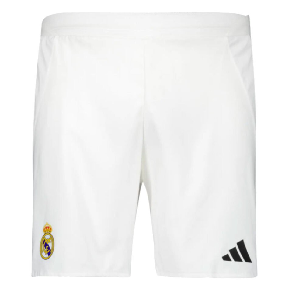 2024-2025 Real Madrid Authentic Home Shorts