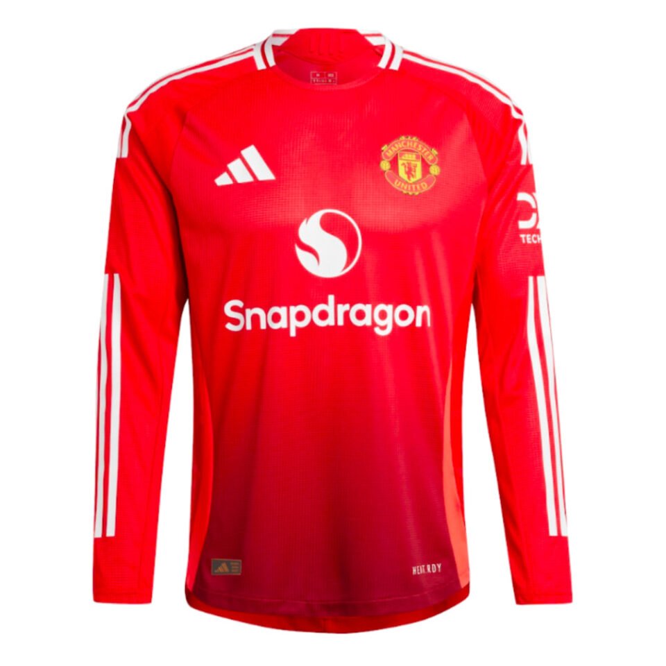 2024/25 Man Utd player Long Sleeve Home Shirt
