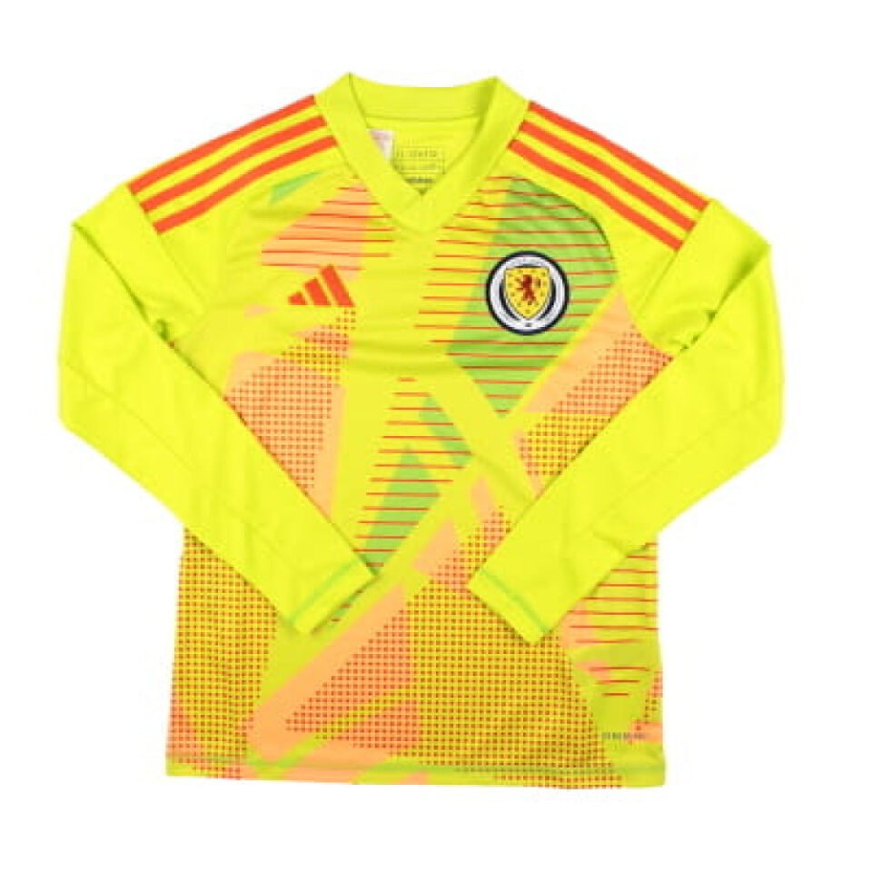 2024-2025 Scotland Home Goalkeeper Shirt – Kids