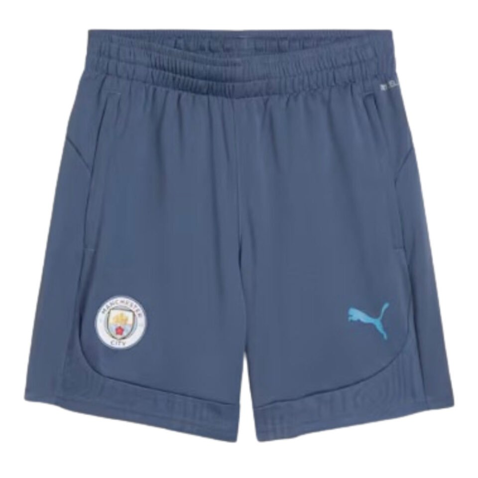 2024-2025 Man City Training Shorts – Kids