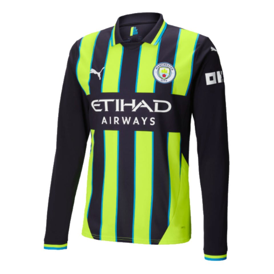 2024/25 Man City Away Long Sleeve Shirt
