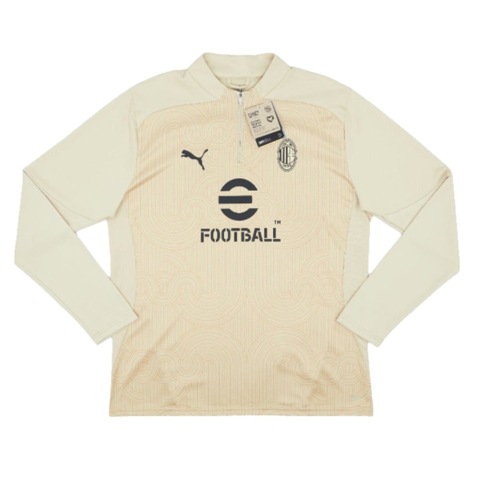2024-2025 AC Milan Prematch 1/4 Zip Top