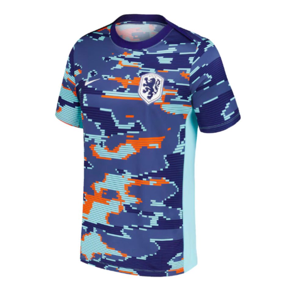 2024-2025 Netherlands Pre-Match Training Shirt – Kids