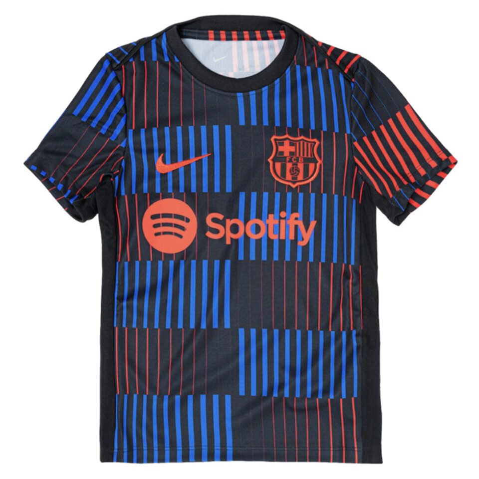 2024-2025 Barcelona Pre-Match Away Shirt – Kids