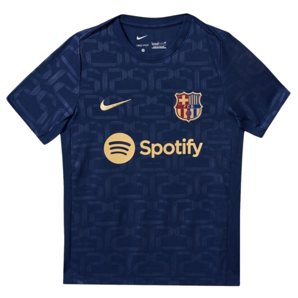 2024-2025 Barcelona Pre-Match Training Shirt – Kids