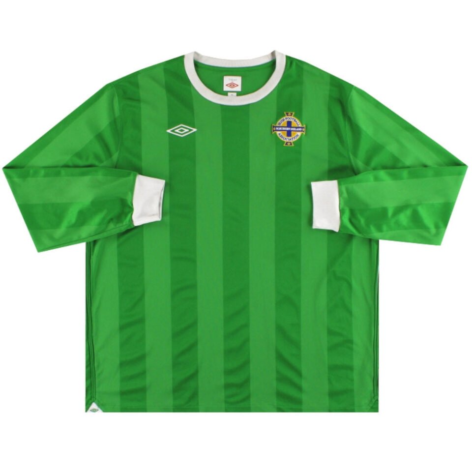 Northern Ireland 2010-12 Long Sleeve Home Shirt