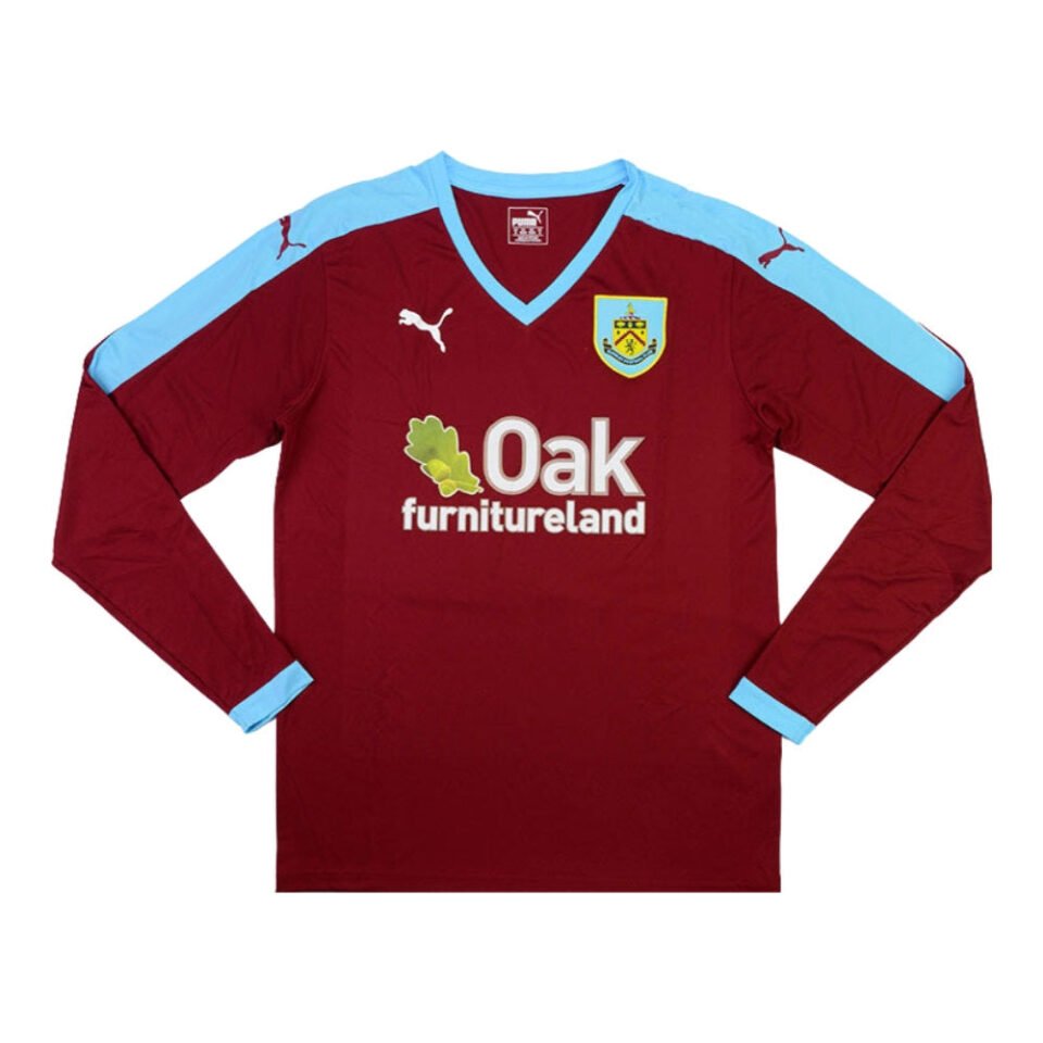 Burnley 2015-16 Long Sleeve Home Shirt