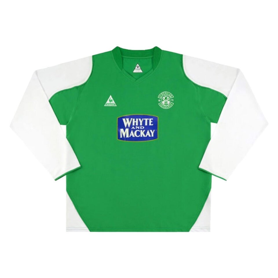 Hibs 2004-05 Long Sleeve Home Shirt