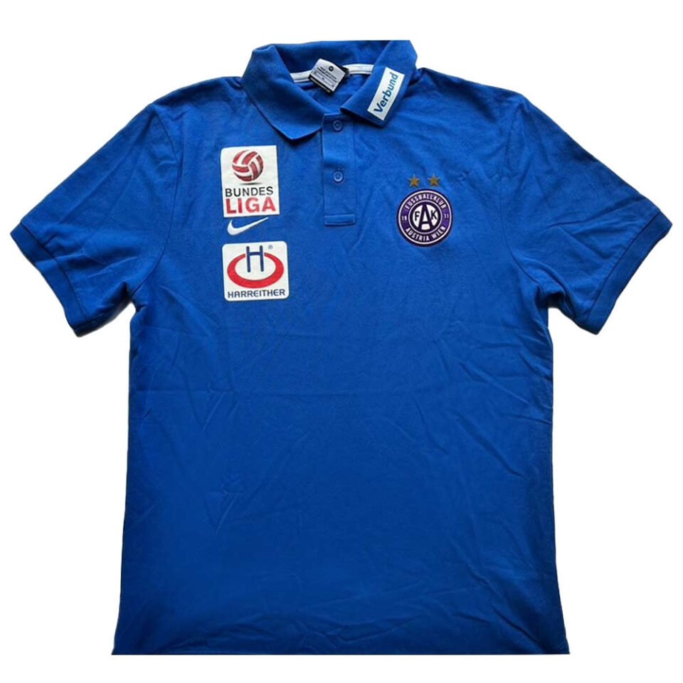 Austria Wien 2009 Player Issue Nike Polo Shirt