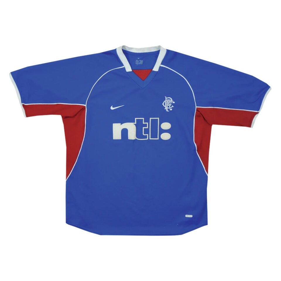 Rangers 2001-02 Home Shirt