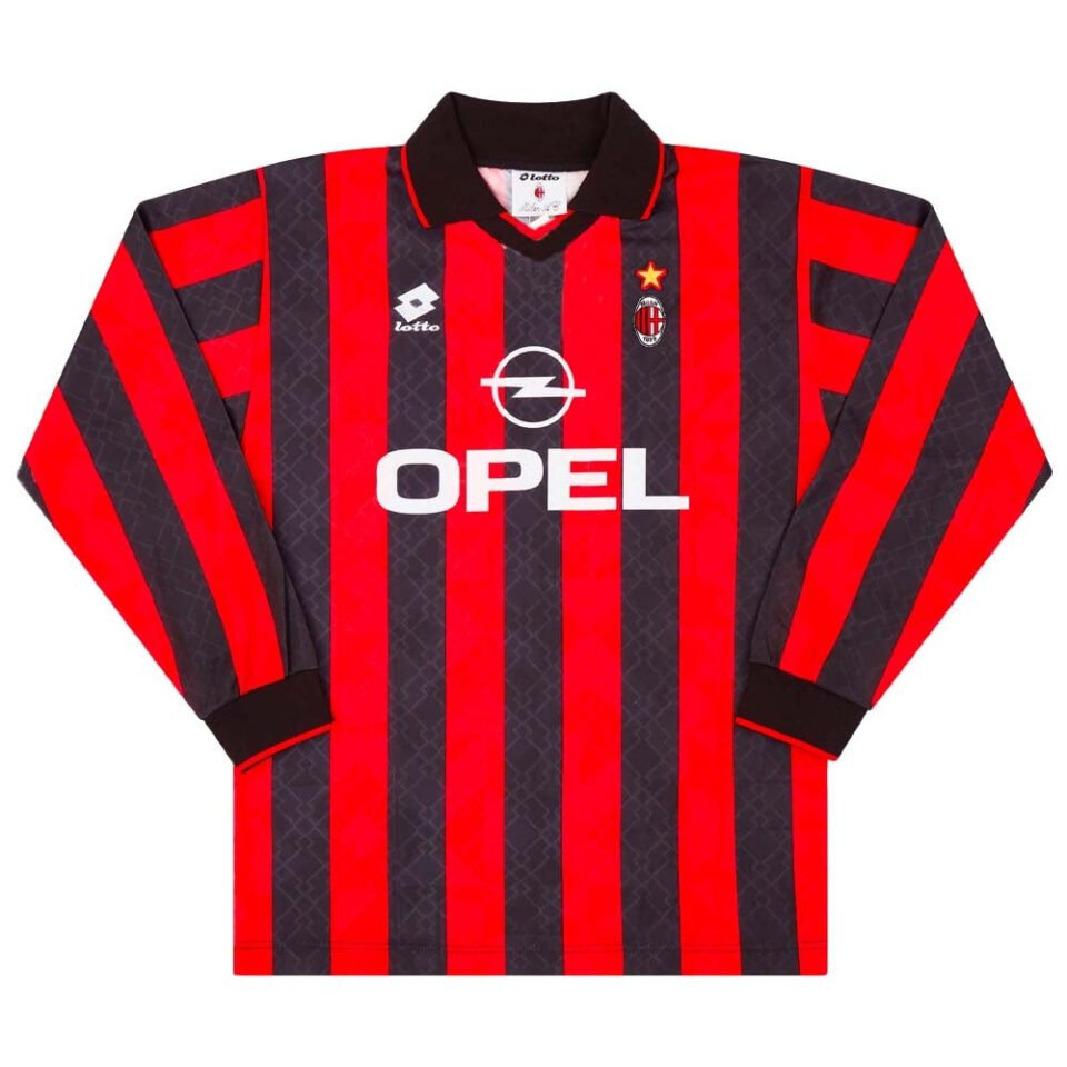 AC Milan 1995 Home Long-Sleeved Shirt