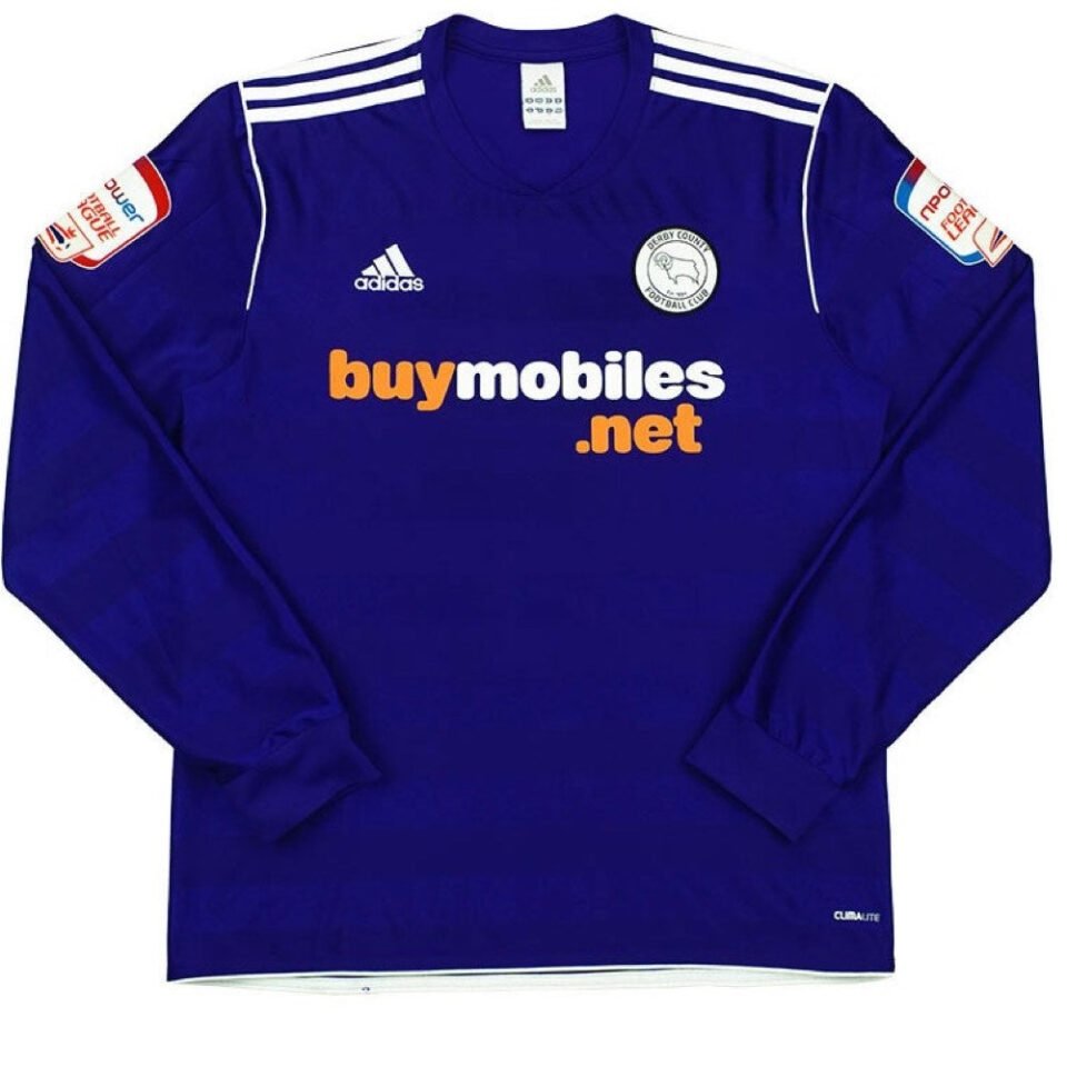 Derby County 2011-12 Away Long Sleeve Shirt