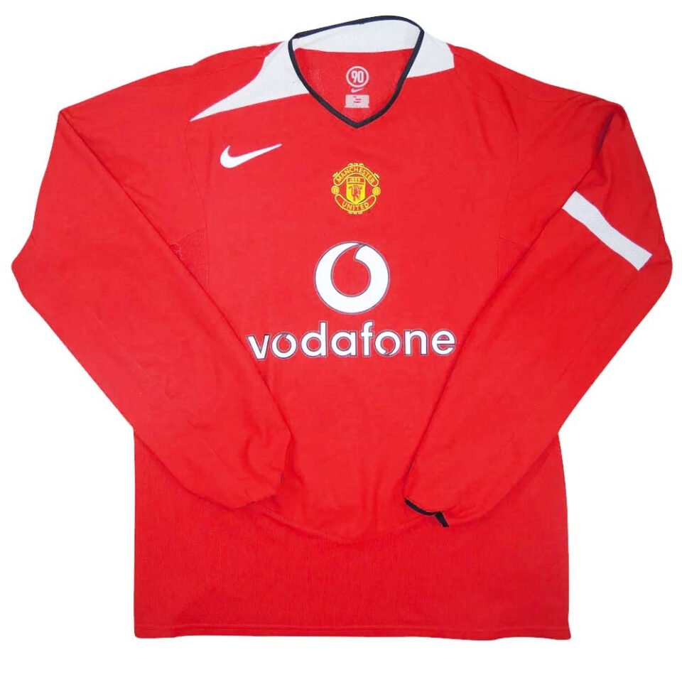 Manchester United 2004-06 Home L/S Shirt