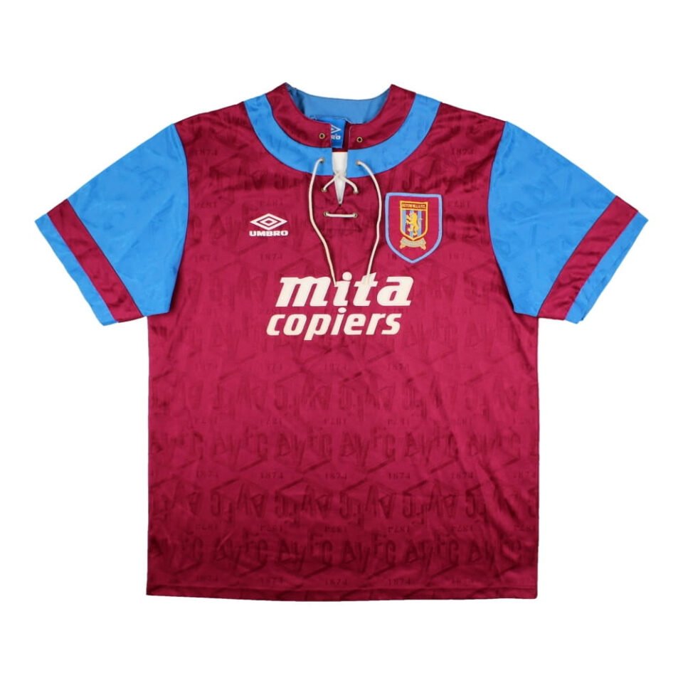 Aston Villa 1992 Home Shirt