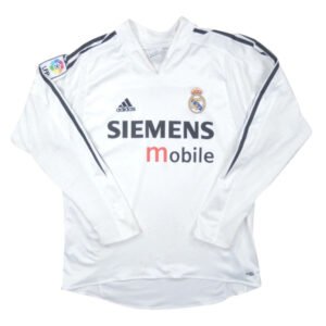 Real Madrid 2004-05 Long Sleeve Home Shirt