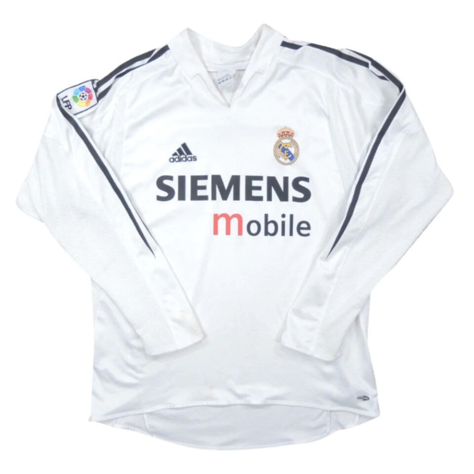 Real Madrid 2004-05 Long Sleeve Home Shirt