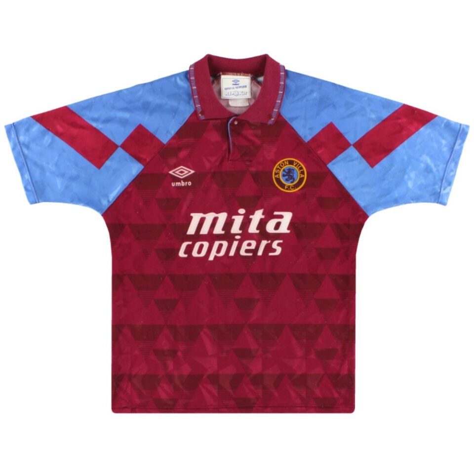Aston Villa 1990-92 Home Shirt