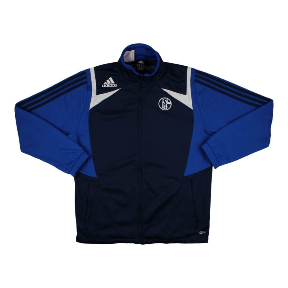 Schalke 2007-08 Adidas Long Sleeve Training Jumper