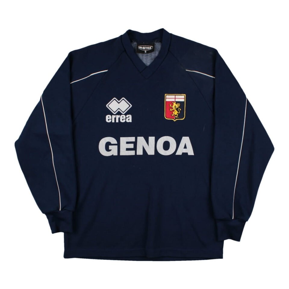 Genoa 2000s Errea Long Sleeve Football Training Top