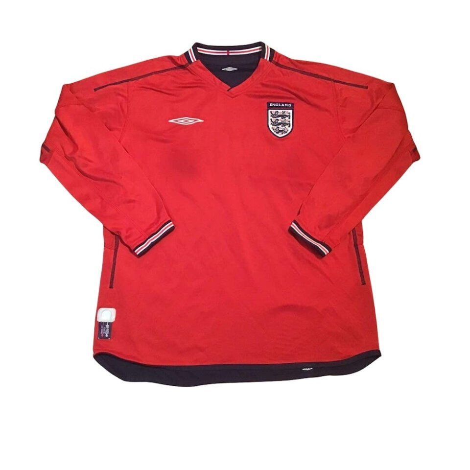 England 2002-04 Long Sleeve Away Shirt