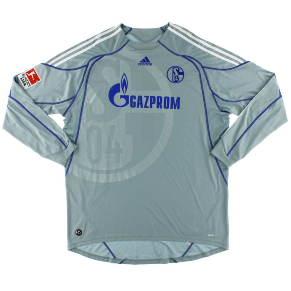 Schalke 2009-10 Long Sleeve Goalkeeper Home Shirt