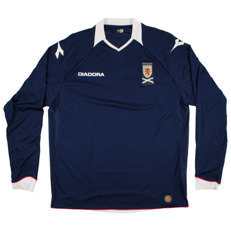 Scotland 2008-09 Long Sleeve Home Shirt