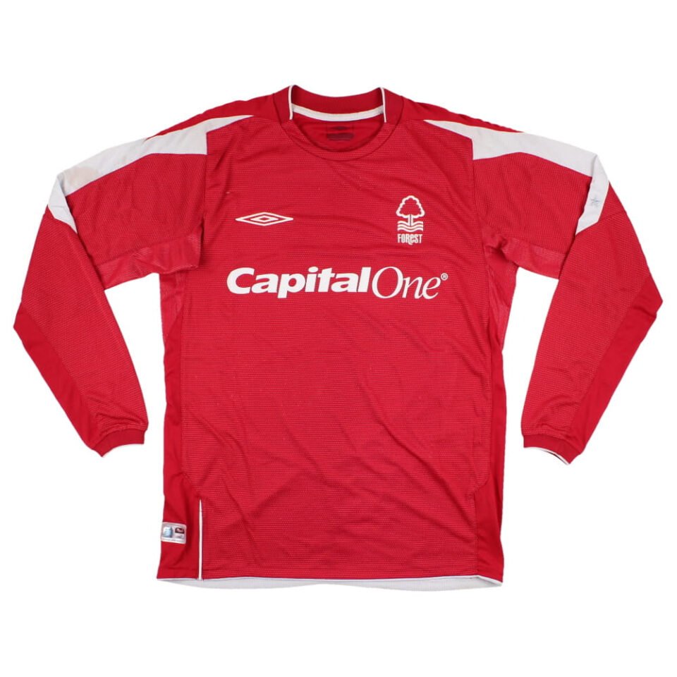 Nottingham Forest 2004-05 Long Sleeve Home Shirt