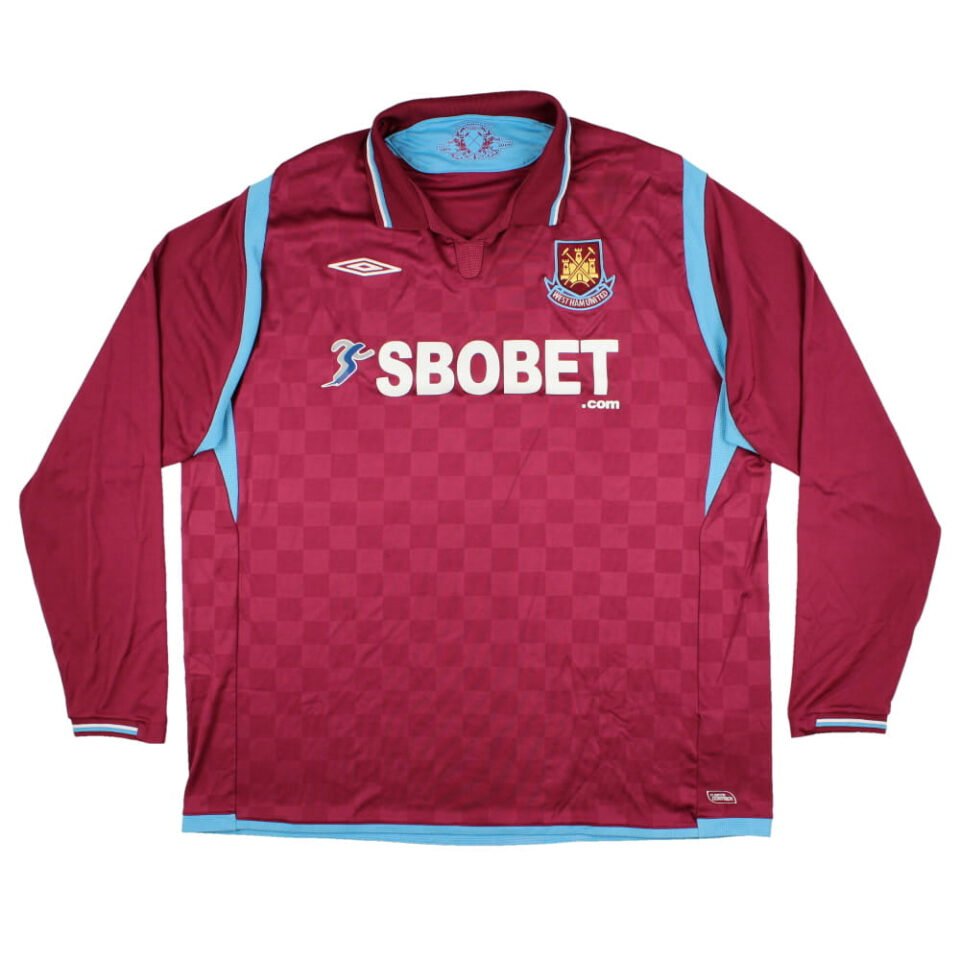 West Ham 2009-10 Home Long Sleeve Shirt