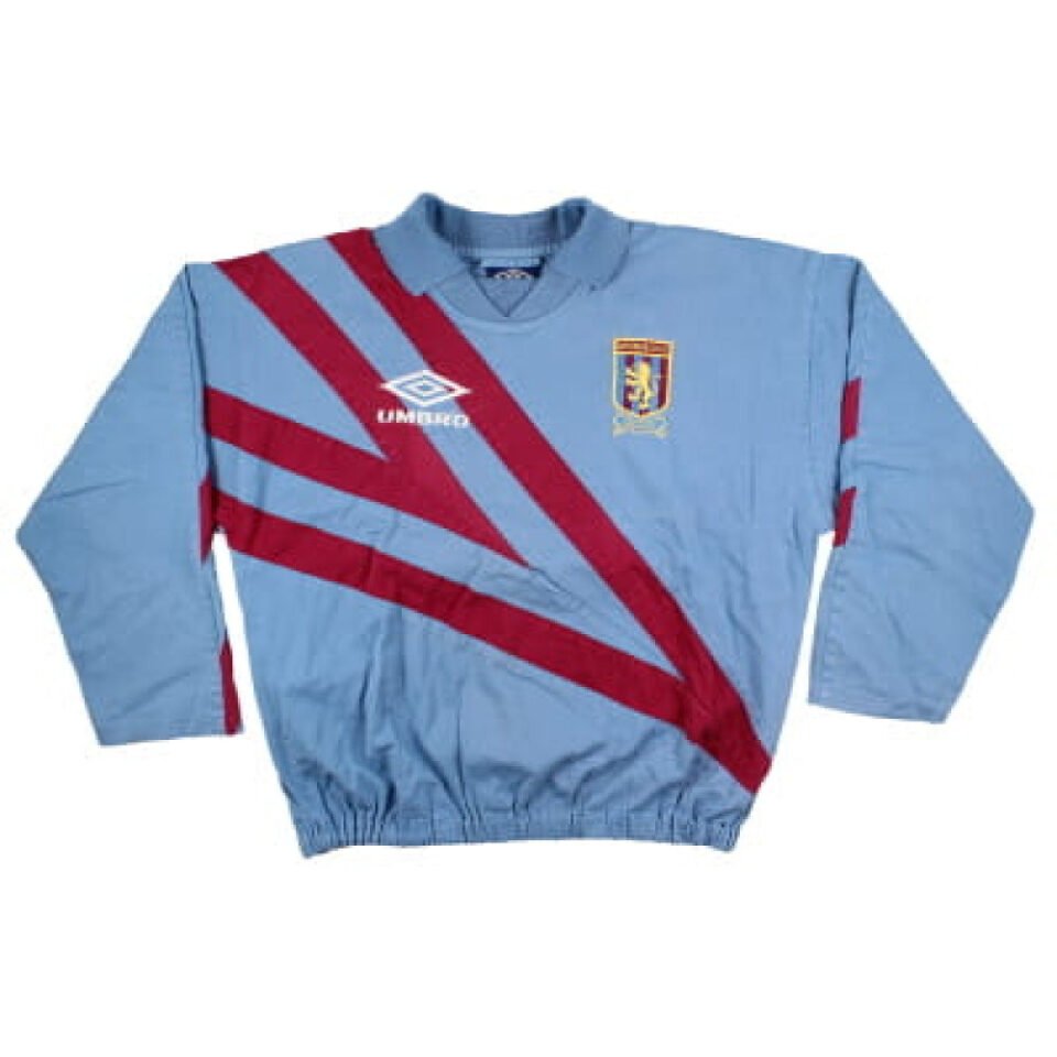 Aston Villa 1992-93 Umbro Training Drill Top