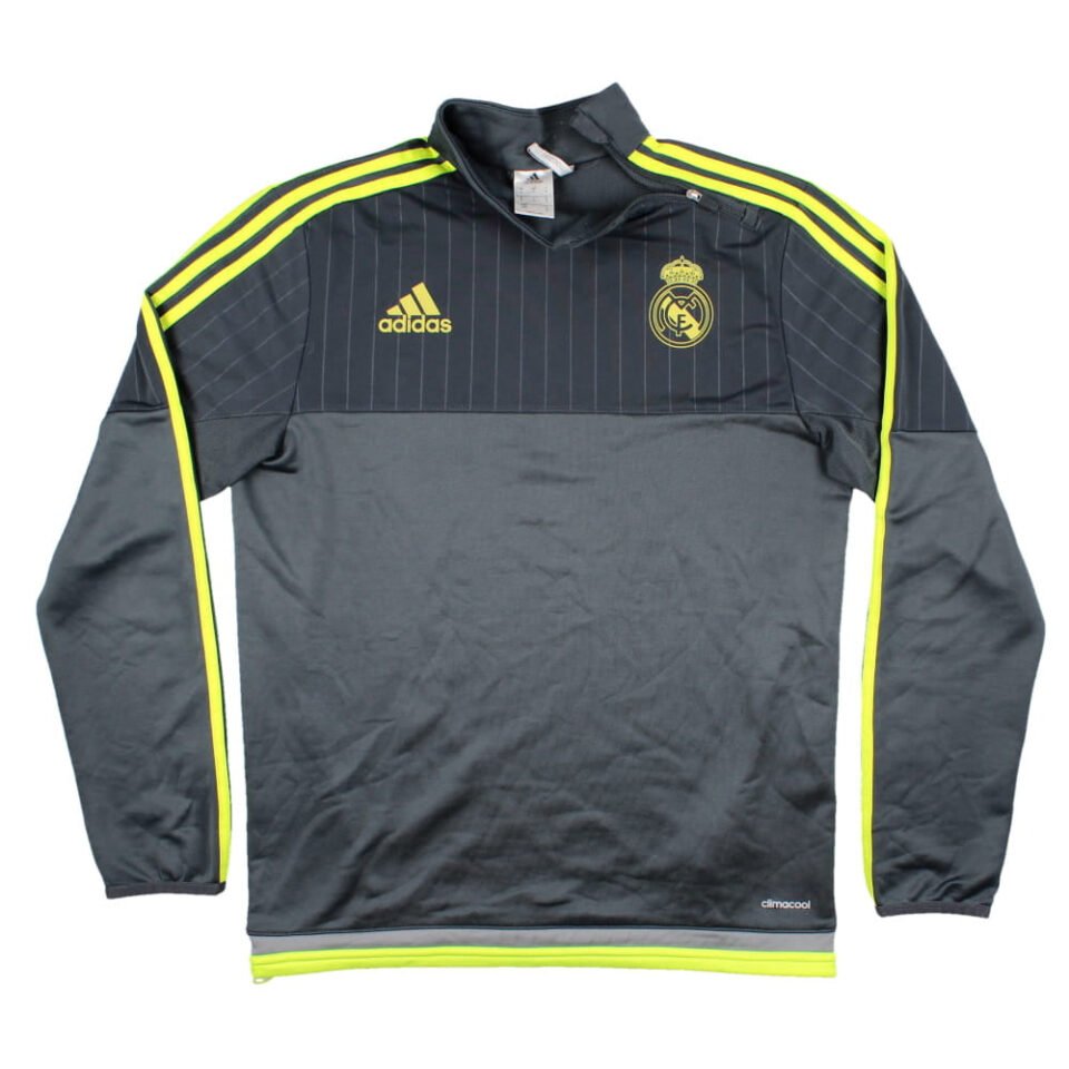 Real Madrid 2015-16 Adidas Long Sleeve Training Top