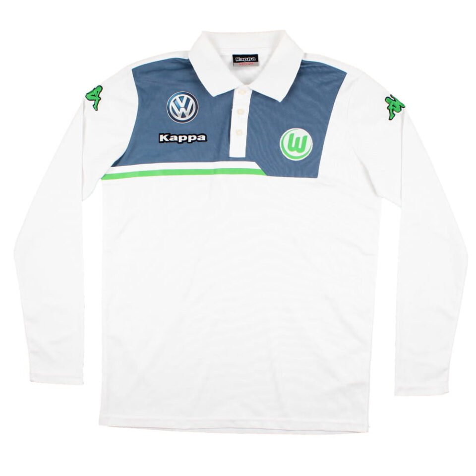 Wolfsburg 2014-15 Long Sleeve Kappa Polo Shirt