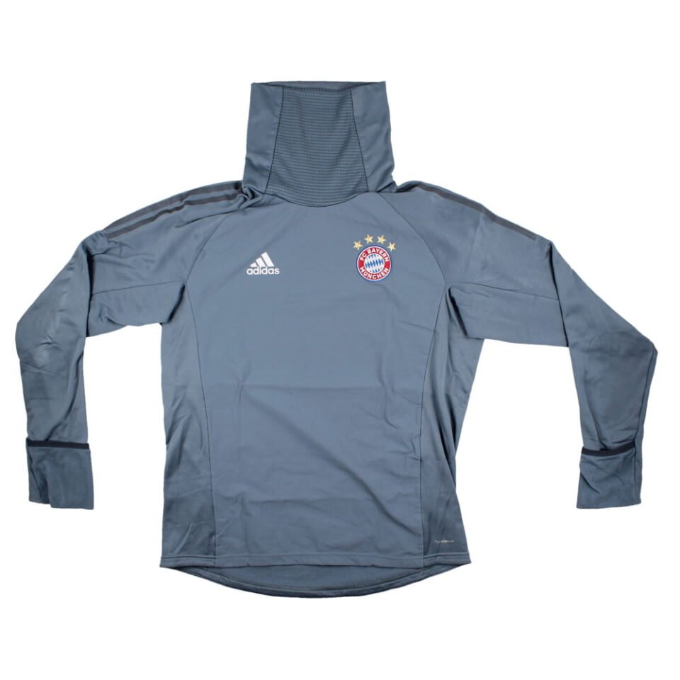 Bayern Munich 2010-11 Long Sleeve Adidas Training Top With Snood