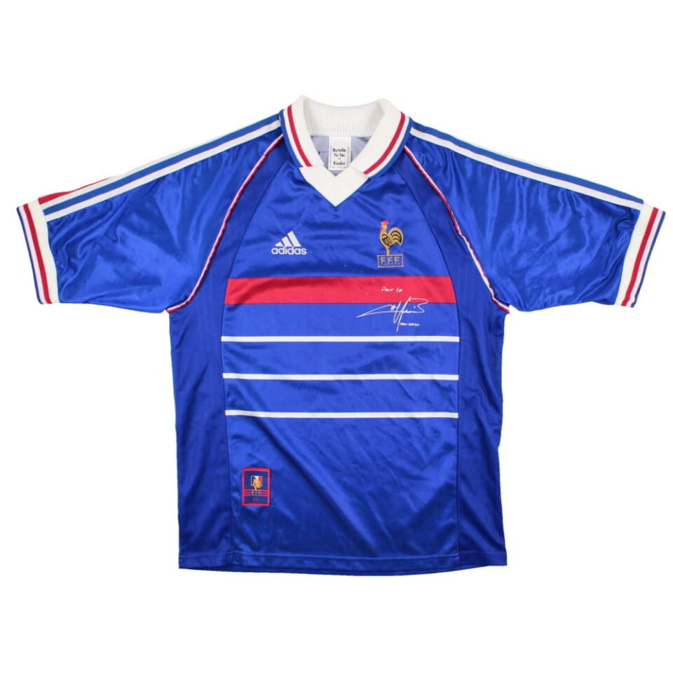 France 1998-00 Pour Toi Fabien Barthez Home Football Shirt