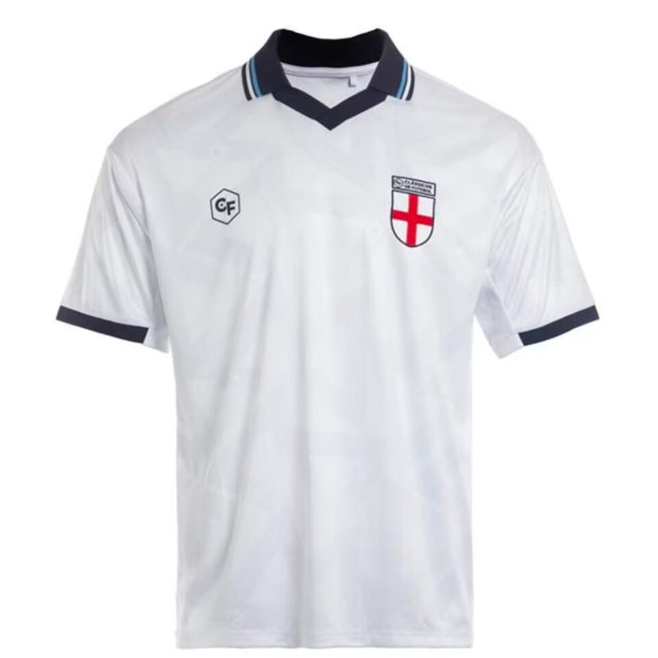 England Clasico de Futebol Retro Home Shirt