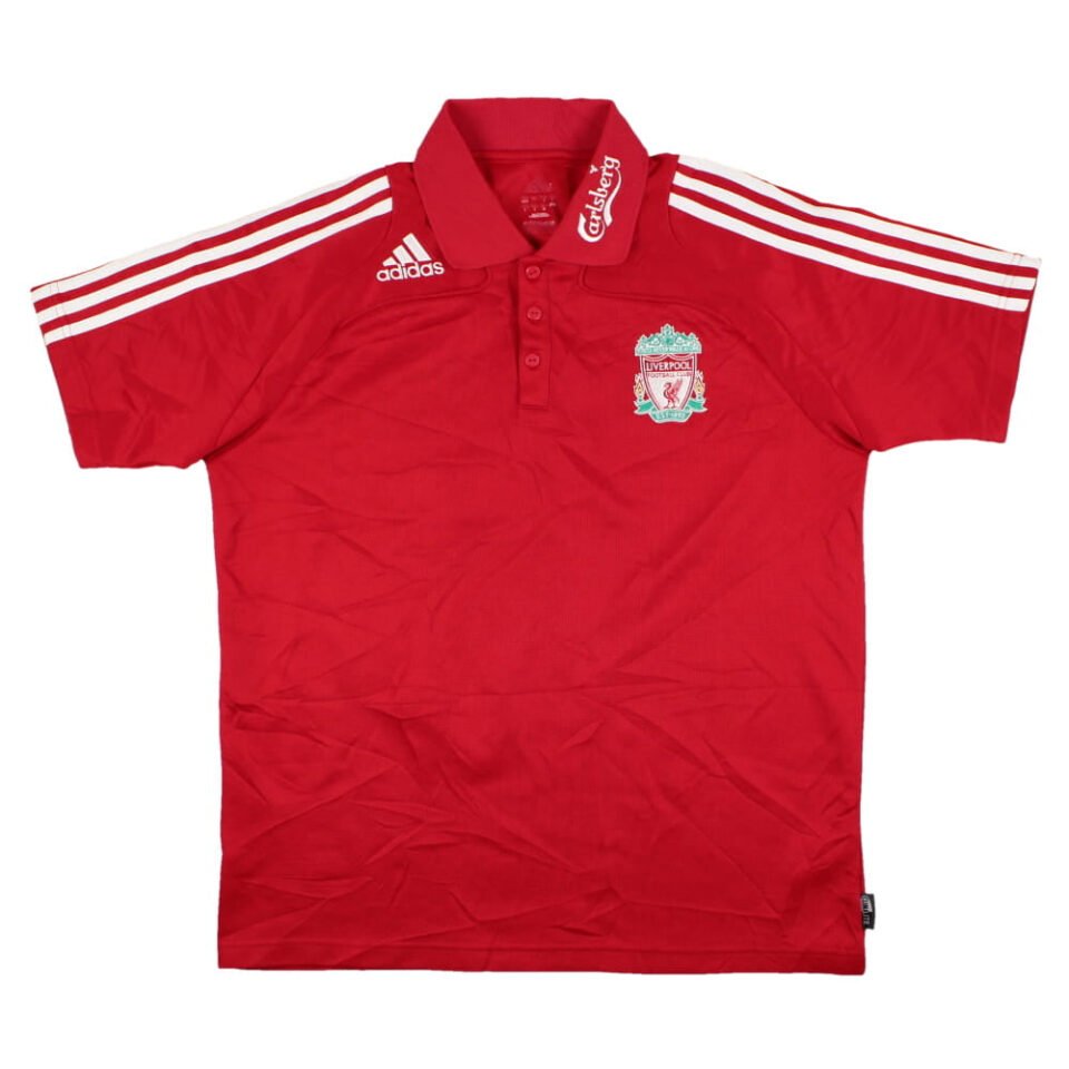 Liverpool 2008-09 Adidas Polo Shirt