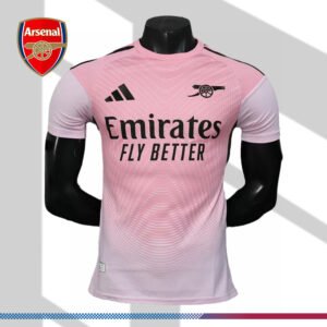 Arsenal 2025/26 Pink Goalkeeper Player Jersey - Front
